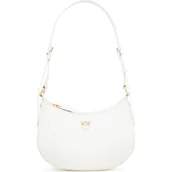 Torebki damskie - Pinko Skórzane hobo HALF MOON MINI FL VITELLO SETA - miniaturka - grafika 1