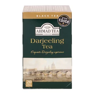 Ahmad Tea Darjeeling Herbata Czarna 20 Torebek Aluminiowych - Herbata Ahmad Tea Darjeeling Herbata Czarna 20 Torebek Aluminiowych - Herbata - miniaturka - grafika 1