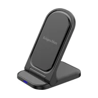 Ładowarki do telefonów - Podstawka stojak ładowarka indukcyjna składana Kruger&Matz - miniaturka - grafika 1