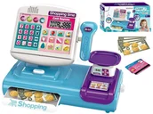 Zabawy w naśladowanie dorosłych - KASA SKLEPOWA Z KALKULATOREM 73913 MADEJ - miniaturka - grafika 1