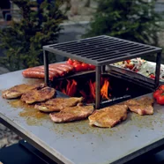 KRATKI KRATKI PALENISKO Z GRILLEM QUADRUM HORIZONTAL QUADRUM/BBQ/H