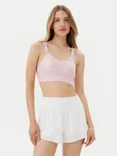 Koszulki i topy damskie - Under Armour Biustonosz sportowy Ua Infinity High 1384112 Różowy - miniaturka - grafika 1