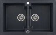 Zlewozmywaki - Kernau KGS A 80 2B BLACK METALLIC - miniaturka - grafika 1