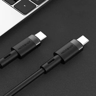 Joyroom kabel przewód USB Typ C - USB Typ C PD 60W 1,2m czarny (S-1230N9) - Kable USB - miniaturka - grafika 7