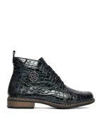 Botki damskie - Rieker Trzewiki CEO-71205-90 Zielony - miniaturka - grafika 1