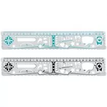 Maped Linijka Geonotes wielofunkcyjna 30cm - Artykuły biurowe - miniaturka - grafika 2