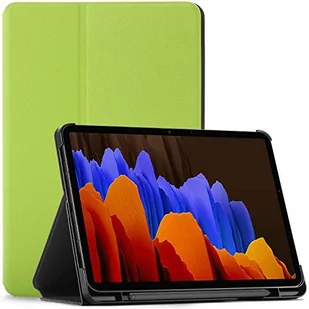 ETUI Z KLAPKĄ TABLET SAMSUNG GALAXY TAB S7+ 5G CASE ZIELONY +RYSIK SM-T970 - Etui do tabletów - miniaturka - grafika 1