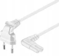 Kable komputerowe i do monitorów - PremiumCord PREMIUMCORD Kabel síťový 230V k magnetofonu se zahnutými konektory 2m - miniaturka - grafika 1