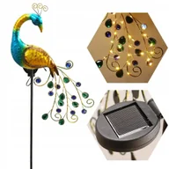 Lampy ogrodowe - Lampa solarna LED PAW wbijana ogrodowa ozdobny Dekoracyjna Ptak multikolor - miniaturka - grafika 1