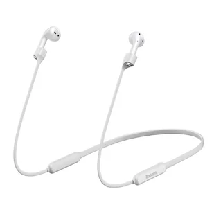 Baseus silikonowy uchwyt opaska pasek do słuchawek AirPods 2 / 1 biały (ARAPPOD-02) - Akcesoria do smartwatchy - miniaturka - grafika 1
