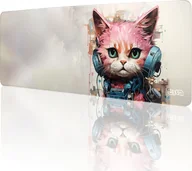 Podkładki pod mysz - Podkładka Tilt DUŻA PODKŁADKA POD MYSZKĘ Kot ze Złomowiska 80x30 TILT Gamingowa - miniaturka - grafika 1