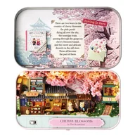 Zabawki kreatywne - Miniaturowy domek DIY, do sklejania, Kwitnące wiśnie - miniaturka - grafika 1