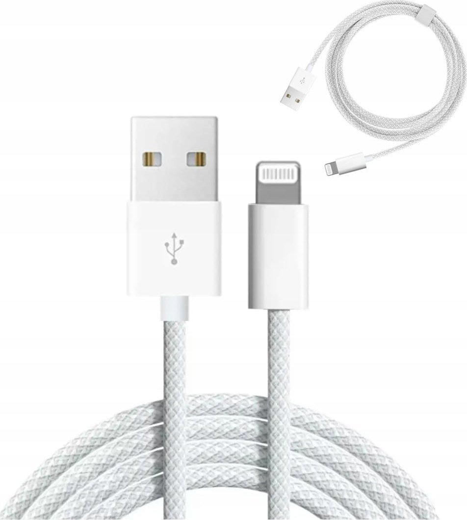 USB-A to lightning Cable 2m Braided cable ZC-16
