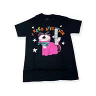 Koszulki męskie - Koszulka T-shirt męski okrągły dekolt SPENCER'S PINKGABBERCAT M - miniaturka - grafika 1