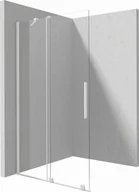 Ścianki i drzwi prysznicowe - Deante Ścianka prysznicowa walk-in 140 cm - przesuwna Prizma KTJ_A34R - miniaturka - grafika 1