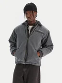 Kurtki męskie - Quiksilver Kurtka jeansowa Shaper Pad Jacket EQYJK04174 Szary Regular Fit - miniaturka - grafika 1