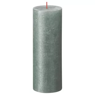 Świece pieńkowe Shimmer, 4 szt., 190x68 mm, niebieski Lumarko! - Aromaterapia - miniaturka - grafika 1