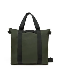 Rains Torba Tote Bag W3 14150 Zielony - Torebki damskie - miniaturka - grafika 1