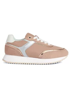 Geox Sneakersy "Ddoralea" w kolorze jasnoróżowo-pomarańczowym - Trampki damskie - miniaturka - grafika 1