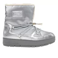 Buty sportowe damskie - Buty Tommy Hilfiger Tommy Essential Silver Boots FW0FW07506-0IM - srebrne - miniaturka - grafika 1