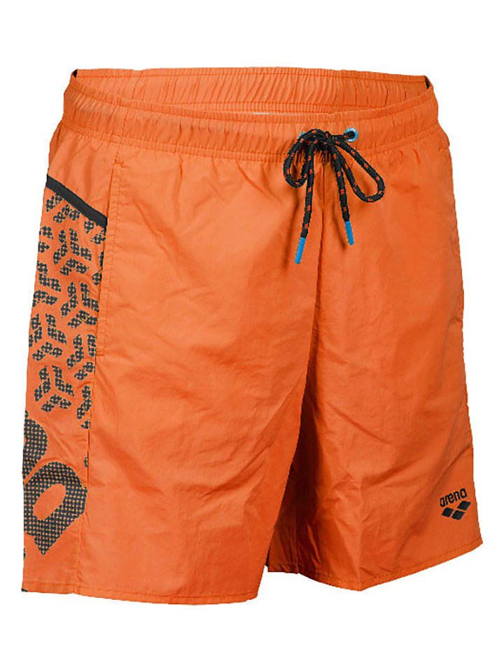 Arena Szorty kąpielowe w kolorze pomarańczowym