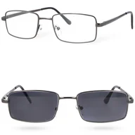 Okulary korekcyjne, oprawki, szkła - Okulary korekcyjne FOTOCHROMOWE plusy fotochromowe LumiVision GUN +2 - miniaturka - grafika 1