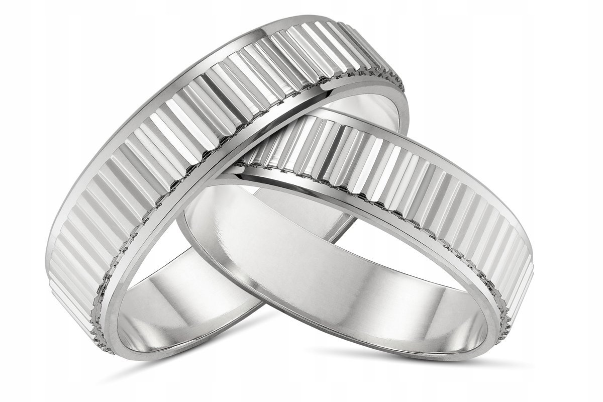 Obrączka srebrna próba 925+GRAWER 5mm OB27 ŚLUB