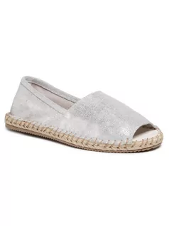 Espadryle damskie - Sergio Bardi Espadryle SB-45-09-000523 Srebrny - grafika 1