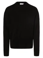 Swetry męskie - Calvin Klein Sweter męski Mężczyźni Sztuczne włókno czarny jednolity, S - miniaturka - grafika 1