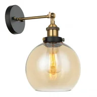 Lampy ścienne - Italux Cardena kinkiet 1-punktowy MBM-4330/1 GD+AMB - miniaturka - grafika 1
