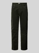 Spodnie męskie - Spodnie sztruksowe o kroju Regular Fit z 5 kieszeniami - miniaturka - grafika 1