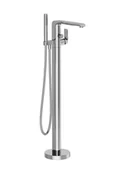 Baterie wannowe i prysznicowe - Ravak Flat - Wolnostojąca bateria wannowa, chrom X070440 - miniaturka - grafika 1