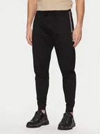 Spodnie sportowe męskie - BOSS Spodnie dresowe Authentic 50535813 Czarny Regular Fit - miniaturka - grafika 1