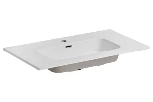 Comad Go umywalka 91x46 cm wpuszczana prostokątna biały połysk GO90/DP-8095 - Umywalki - miniaturka - grafika 1