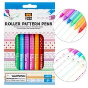 Przybory szkolne - Dwustronne Pisaki Z Pieczątkami Tiger Tribe 6 Szt. - miniaturka - grafika 1