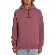 Bluzy męskie - Volcom Męska bluza z kapturem Gothstone Po z kapturem, orchidea, XL, Orchidee, XL - miniaturka - grafika 1