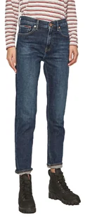 SPODNIE TOMMY JEANS IZZY DW0DW09044 1BJ 25/30 - Spodnie damskie - miniaturka - grafika 1