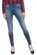 Spodnie damskie - Wrangler, Spodnie damskie, High Rise Skinny Vintage Blue W27Hx785R, rozmiar W25 L32 - miniaturka - grafika 1