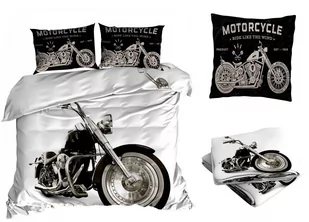 Pościel Satyna Bawełniana 200X220Cm Motór Z Prześcieradłem 3D - Pościel Pościel Satyna Bawełniana 200X220Cm Motór Z Prześcieradłem 3D - Pościel - miniaturka - grafika 1