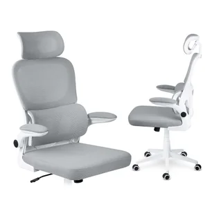 Fotel biurowy, krzesło biurowe Fotel biurowy z mikrosiatki Sofotel Formax szary - Fotele i krzesła biurowe - miniaturka - grafika 14