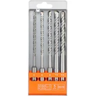 Wiertła - Sthor Wiertła do betonu sds+ 5-12mm,typ s4 kpl 5szt 23988 - miniaturka - grafika 1