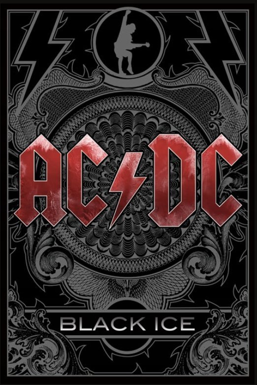 PODKŁADKA POD MYSZ Z Nadrukiem 22x18 cm ACDC BLACK ICE Live Na Żywo Prezent