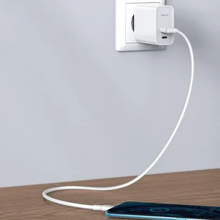 Baseus szybka ładowarka sieciowa USB / USB Typ C VOOC Quick Charge 4.0+ Power Delivery 3.0 + kabel USB - USB Typ C 1m czarny (TZCCFS-H01) - Ładowarki do telefonów - miniaturka - grafika 9