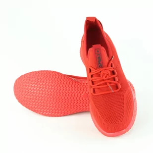 Sneakersy męskie News 21MN02-3634 czerwone - Sneakersy męskie - miniaturka - grafika 1