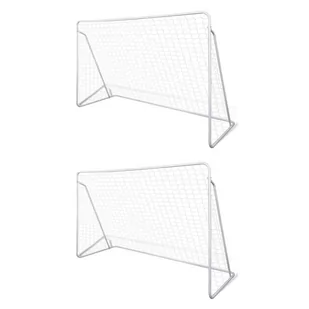 VidaXL Bramki do piłki nożnej, 2 szt., 240x90x150 cm 276045         VidaXL - Piłka nożna - miniaturka - grafika 1