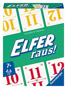 Ravensburger Elfer raus! Der Klassiker, Kartenspiel 2 - 6 Spieler, Spiel ab 7 Jahren für Kinder und Erwachsene - Pozostałe książki - miniaturka - grafika 1