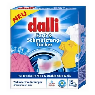 Dalli chusteczki przeciw farbowaniu DO PRANIA 15SZT (51386712) - Środki do prania - miniaturka - grafika 1