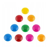 Magnesy - Magnesy do tablic D.RECT 30 mm 10 szt. mix kol. - miniaturka - grafika 1