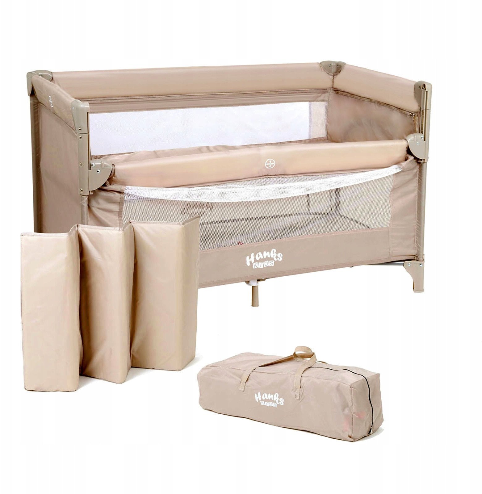 ŁÓŻECZKO TURYSTYCZNE 2 levels BEIGE HANKSKIDS