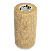 Apteczki i materiały opatrunkowe - yellowBAND Bandaż Kohezyjny 10cm x 4,5m Cielisty - miniaturka - grafika 1